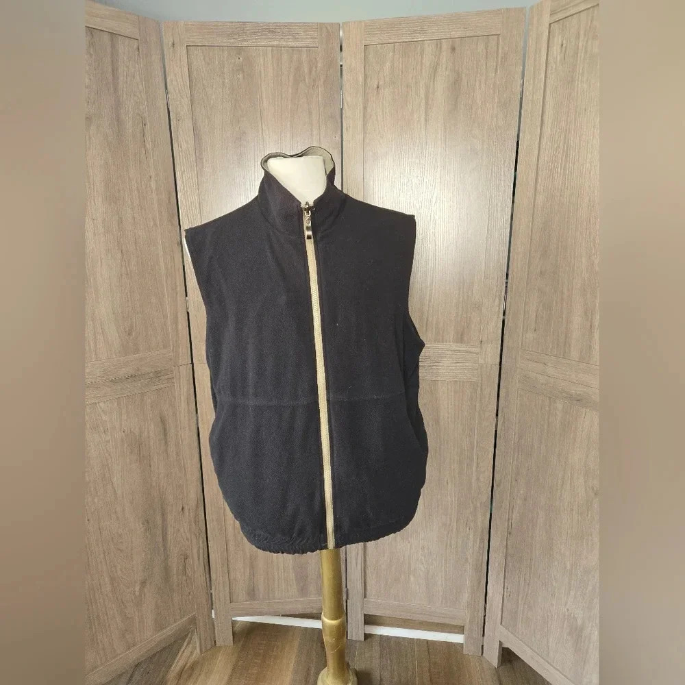Pebble beach mens black vest